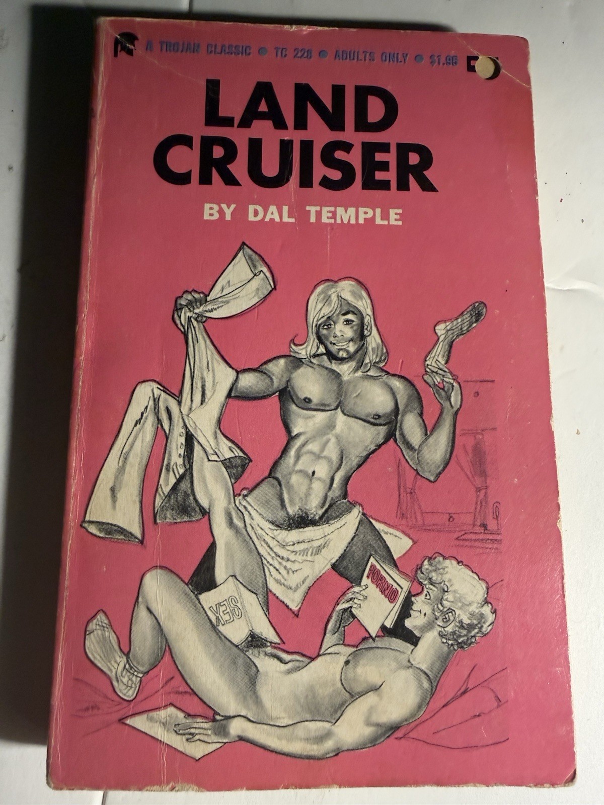 LAND CRUISERS- 1972 DAN TEMPLE- TROJAN CLASSIC VINTAGE PULP NOVEL GAY INTEREST