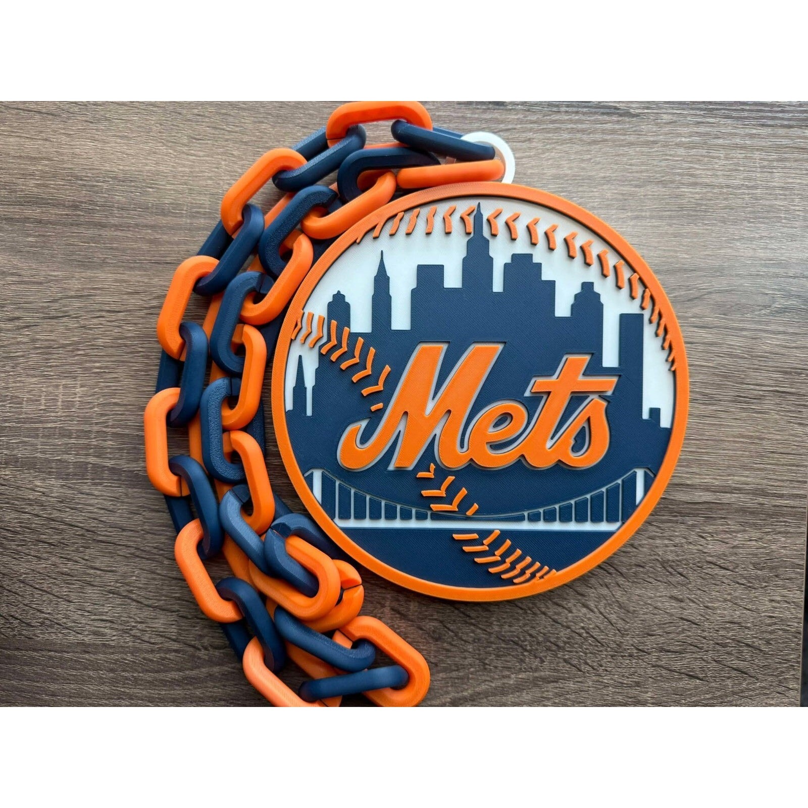 New York Mets V2 3D Printed Sports Chain, Necklace [Made to Order]
