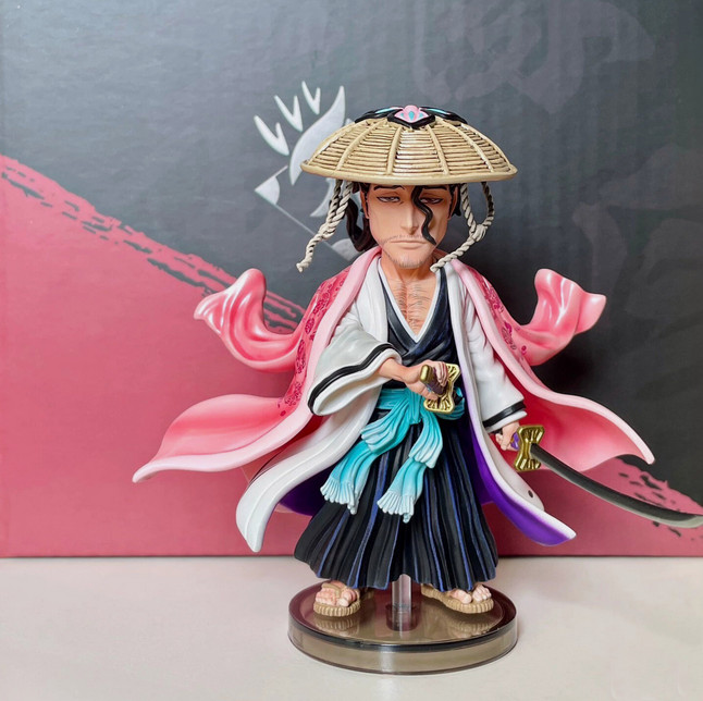 YZ Studio Bleach Kyoraku Shunsui Resin Statue in stock WCF Scale 8.7cm Anime