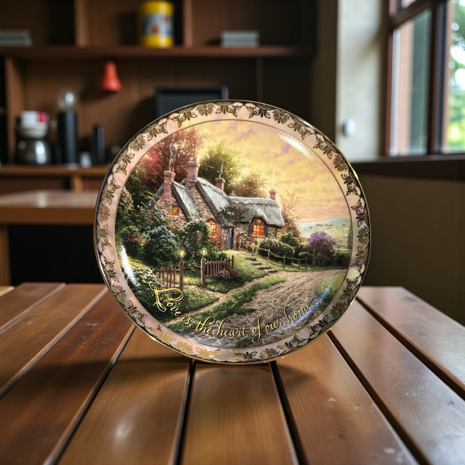 Thomas Kincaid  Places In The Heart Collectible Porcelain Plate
