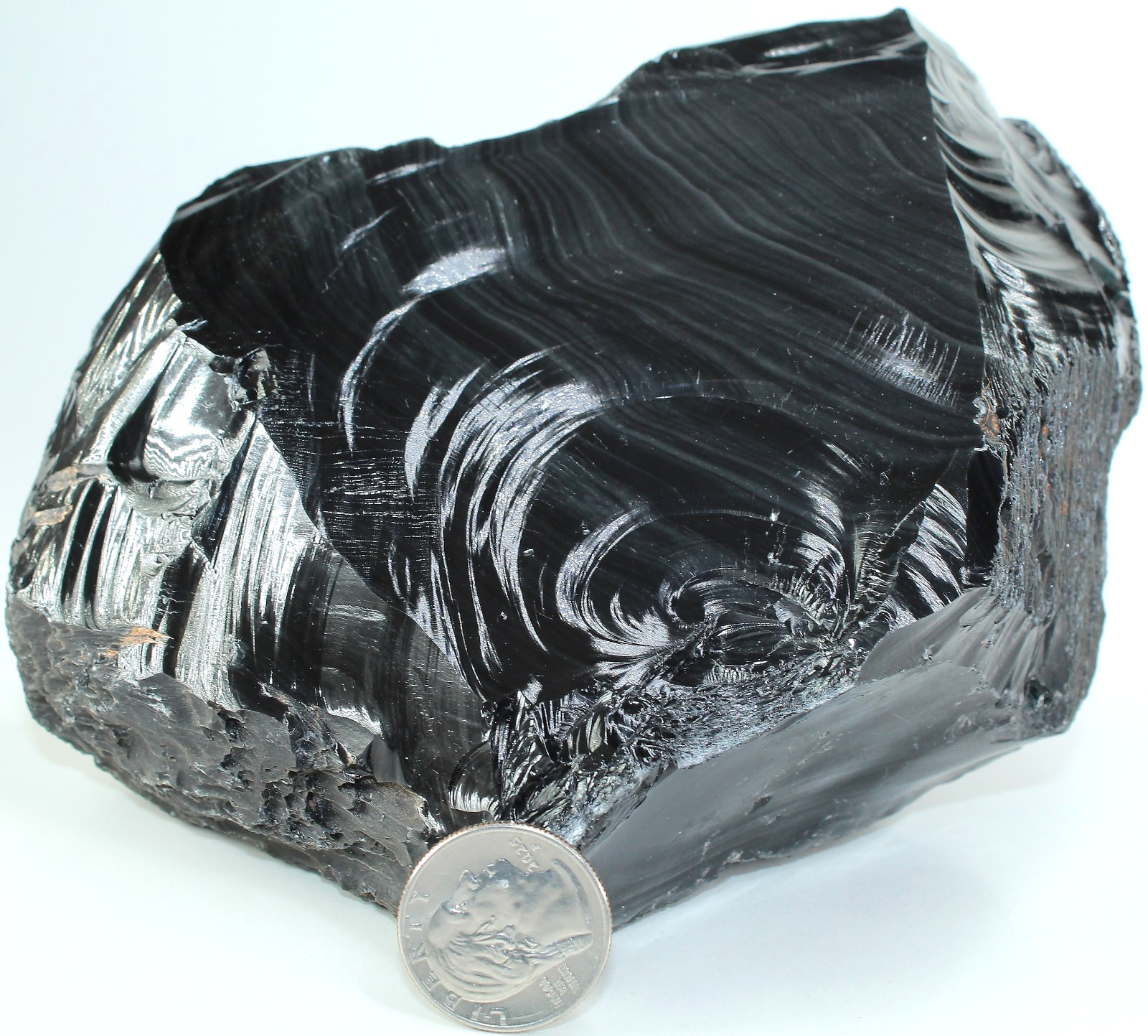XL AAA Mexican Black Obsidian / 6.54