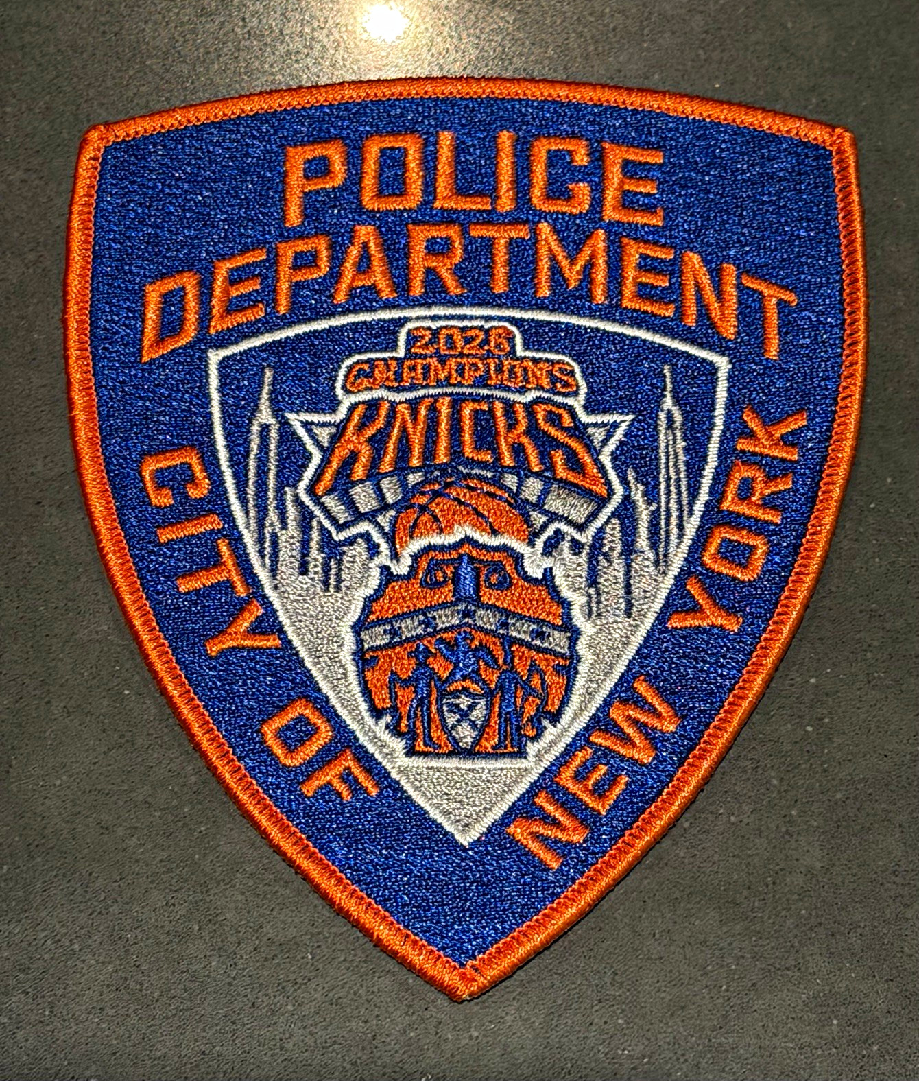 NEW YORK CITY Police NY Knicks 2026 Champions Novelty Collectible Patch NEW YORK CITY Police NY Knicks 2026 Champions Novelty Collectible Patch