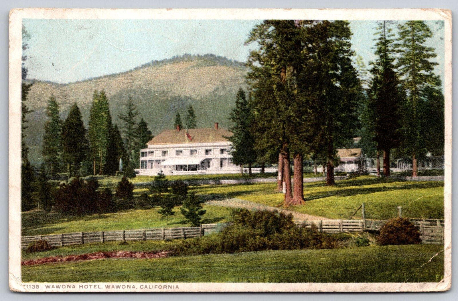 Wawona Hotel Wawona California Detroit Publishing Postcard PC230