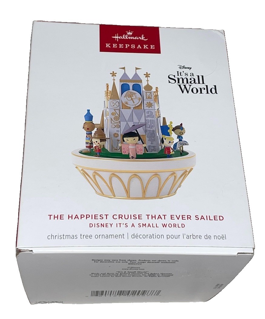NEW Hallmark Keepsake 2024 Disney It's A Small World Sound Motion Ornament Inbox