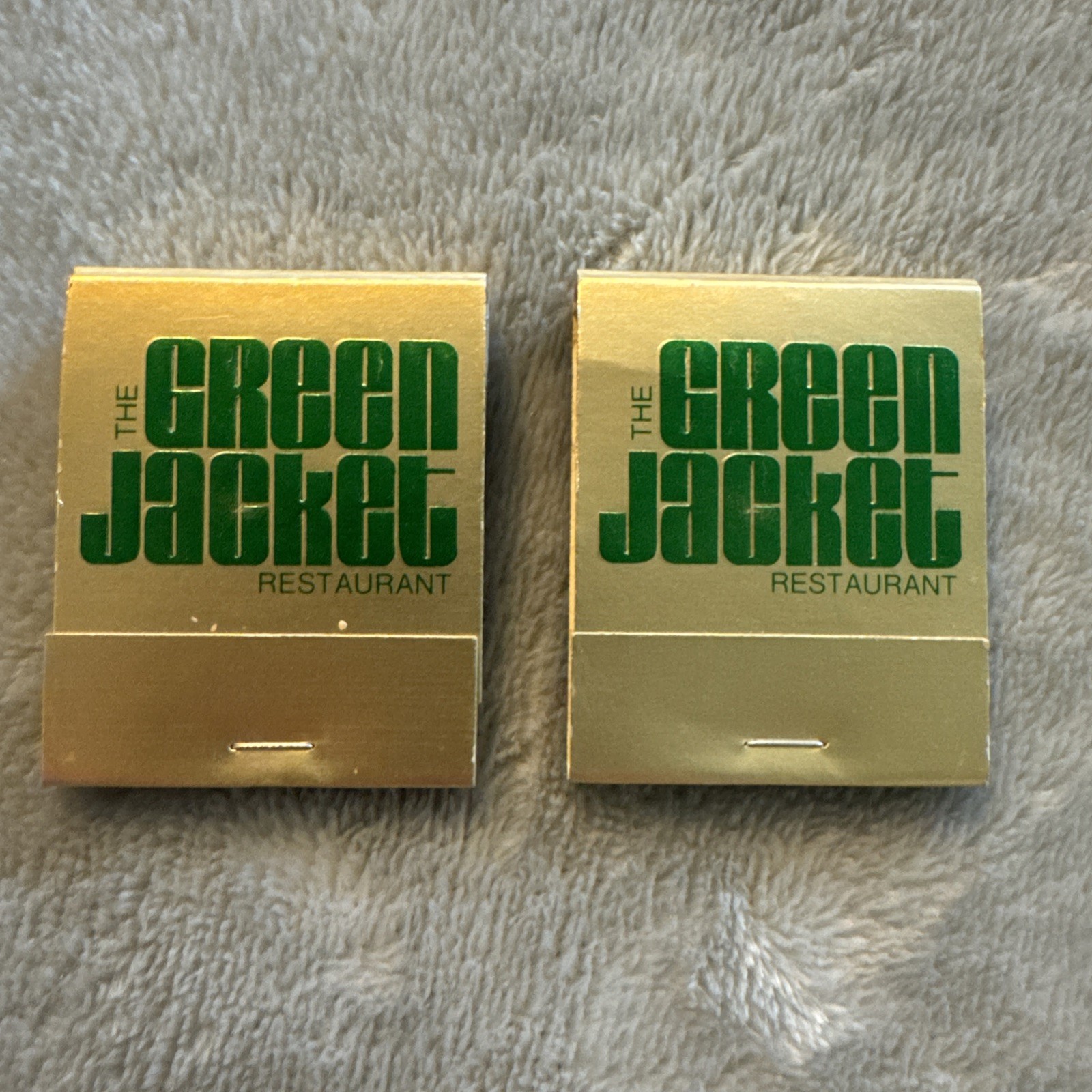 Vintage -The Green Jacket Restaurant Augusta GA Matchbook Matches