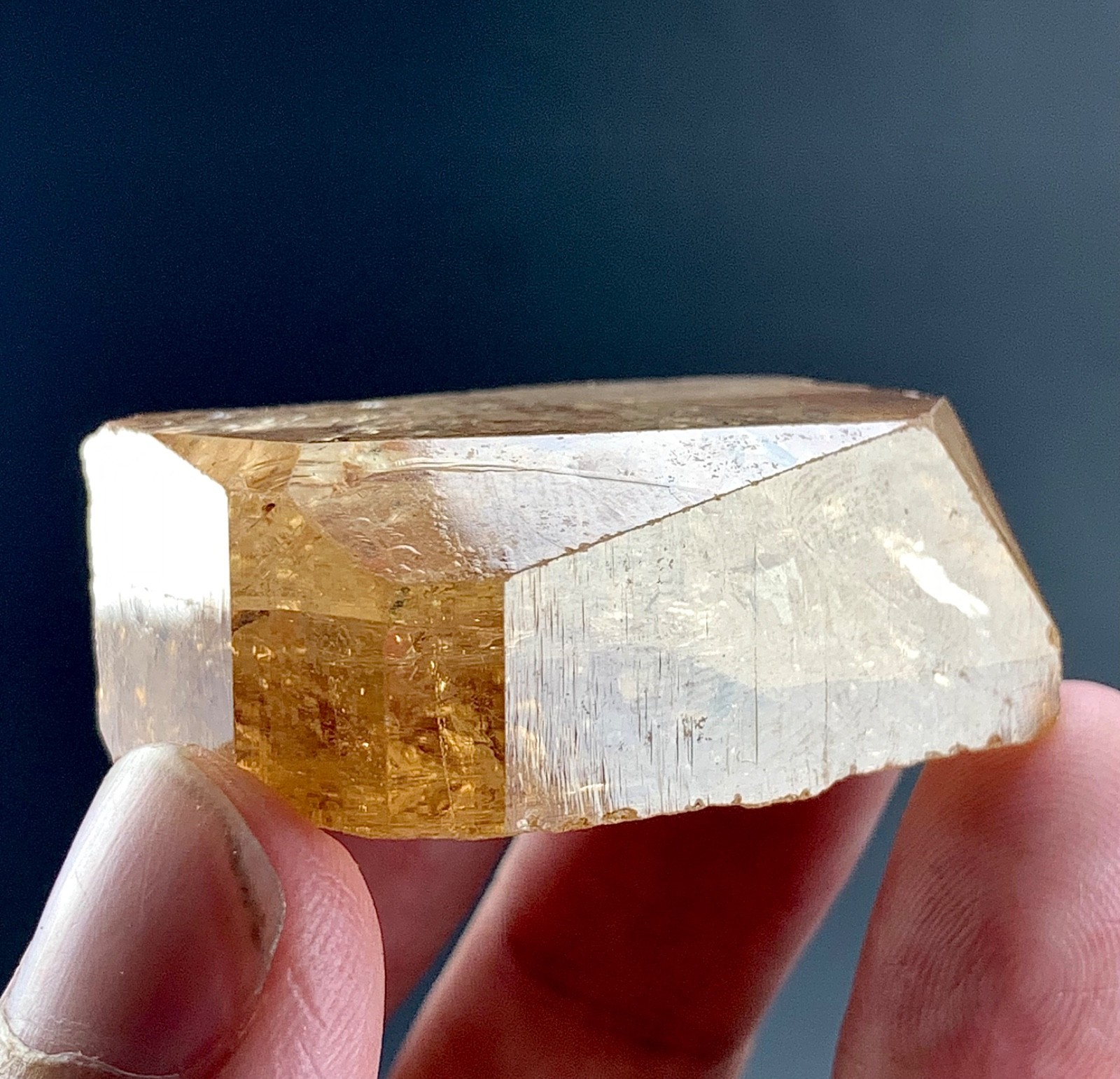 226 Carat Heated Topaz Crystal specimen from Skardu, Pakistan