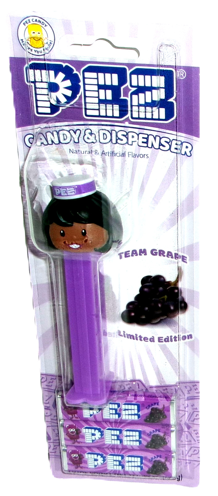 PEZ GRAPE PRESENTER GIRL Mascot Dispenser Online Exclusive Limited Edition 