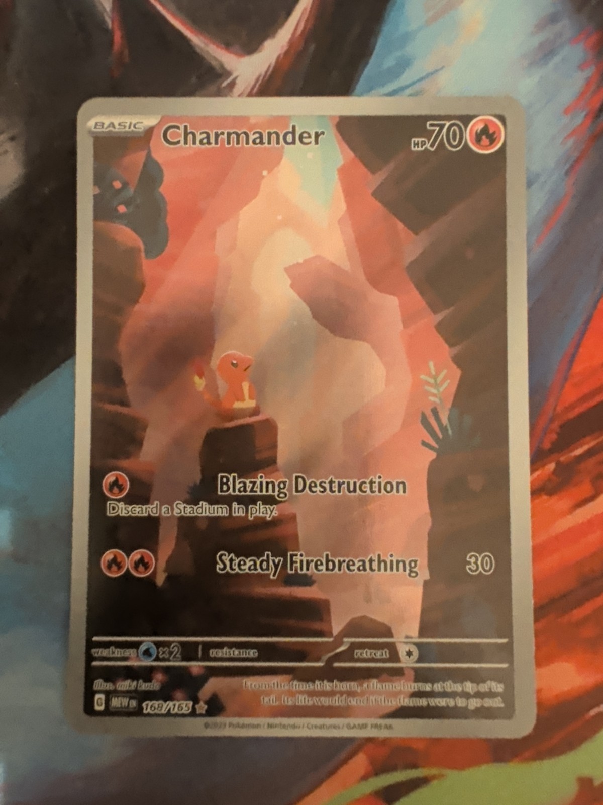 Pokémon TCG Charmander S&V-151 Illustration Rare 168/165 NM