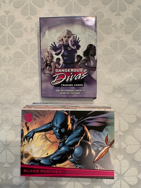 2011 RITTENHOUSE MARVEL DANGEROUS DIVAS Series 1 (1-72) COMPLETE Set + Wrapper 2011 RITTENHOUSE MARVEL DANGEROUS DIVAS Series 1 (1-72) COMPLETE Set + Wrapper