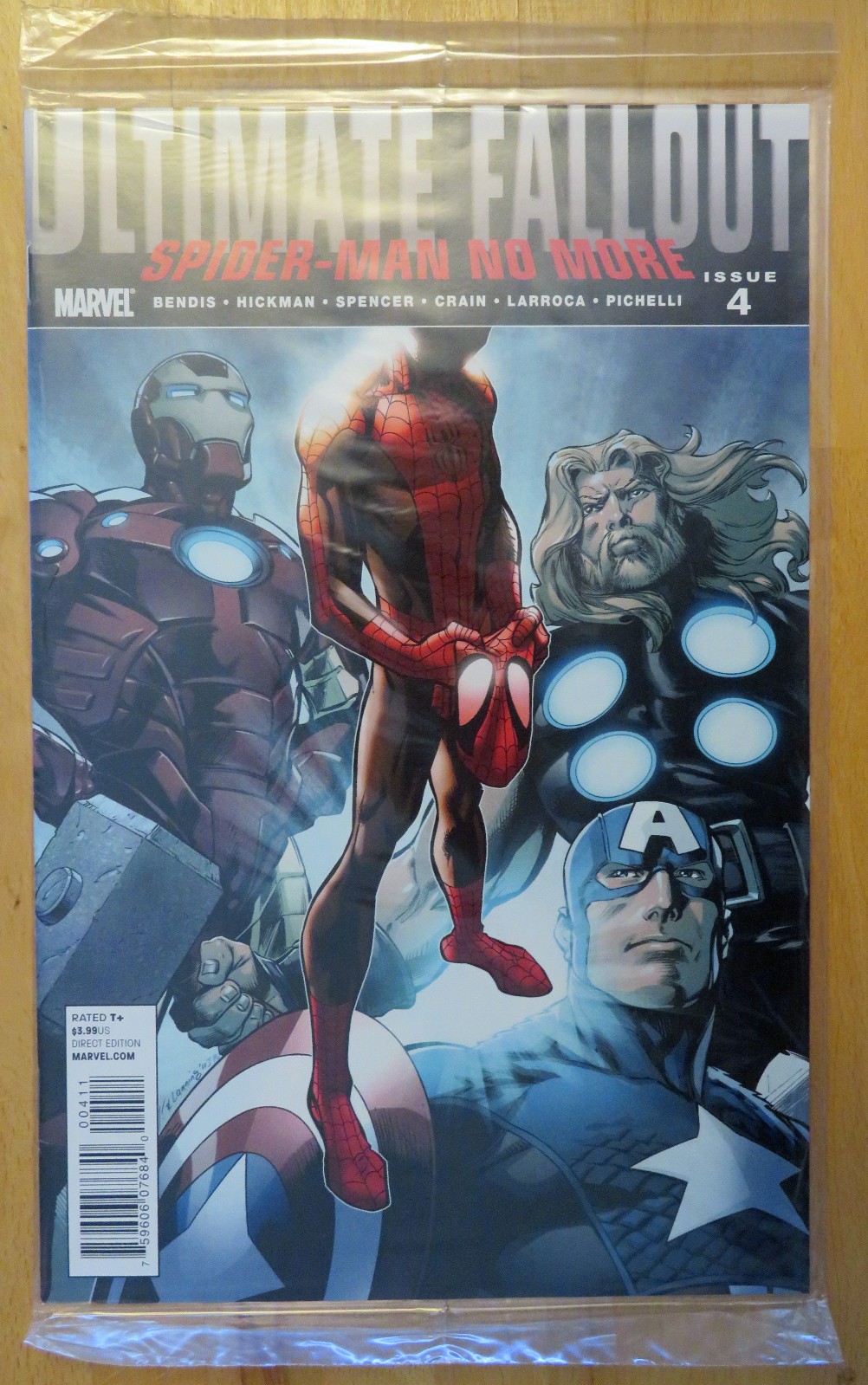 Ultimate Fallout #4 1st Print 1st Miles Morales as Spider-Man VF/NM Polybag