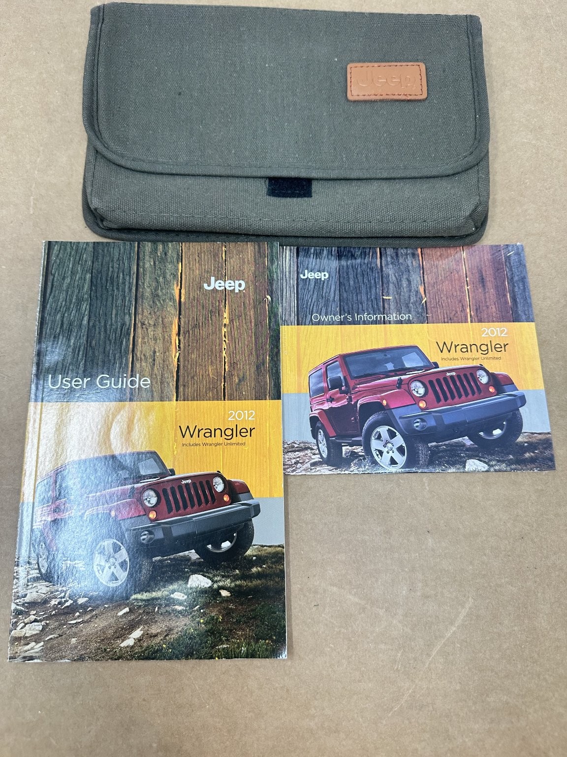 2012 Jeep Wrangler Owner's Manual Set 2012 Jeep Wrangler Owner's Manual Set