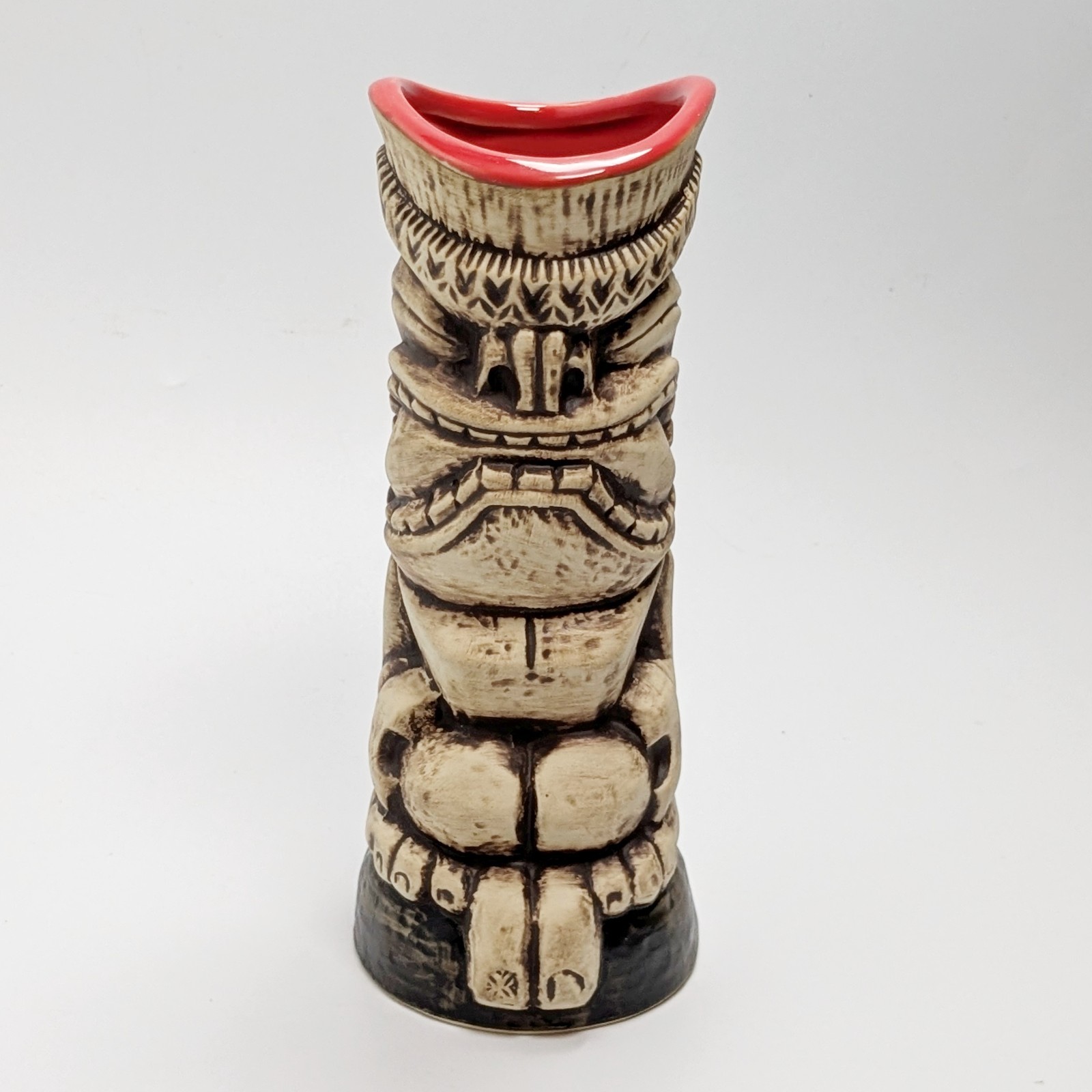 2012 Tiki Mug South Sea Arts Gecko Sculpt Squid Makakilo Hawaii LTD Edition