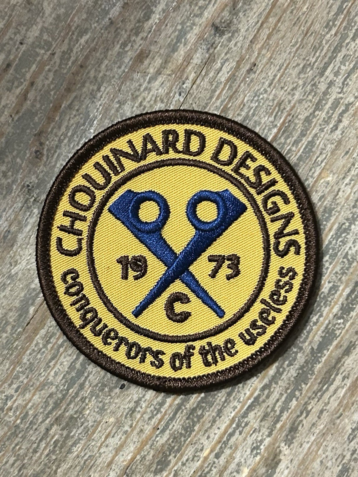 Retro 1973 Chouinard Designs Conquerors of the Useless Patch