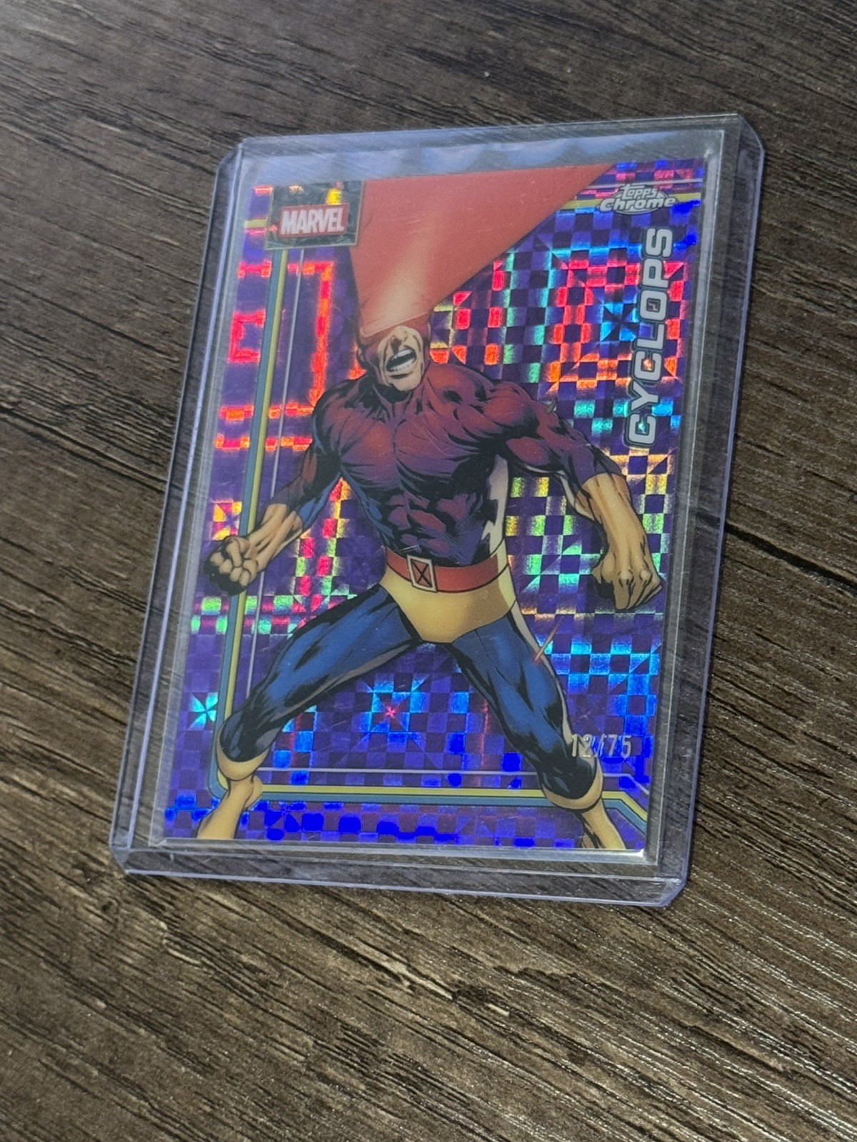 2026 Topps Chrome Company Marvel Cyclops 024 12/75