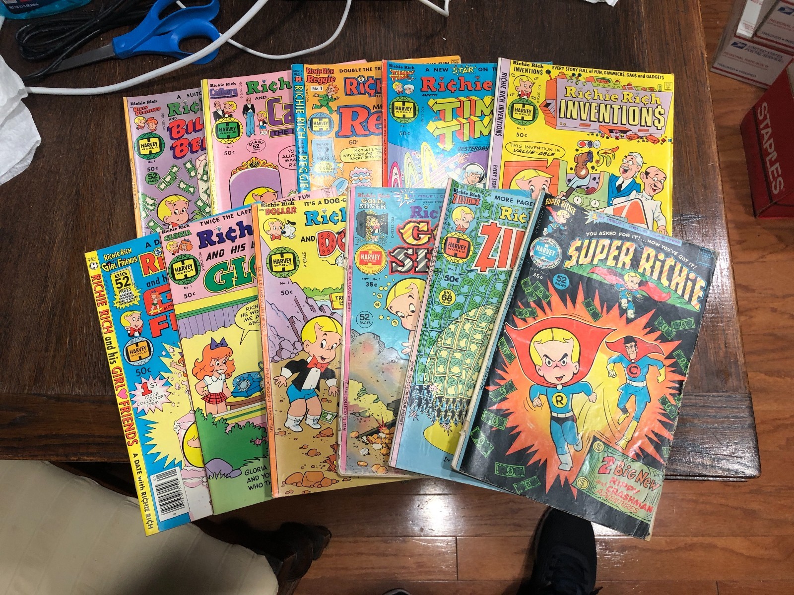 Richie Rich Comics LOT Collection 175+ mags, 10 first edition No 1s, 27 series