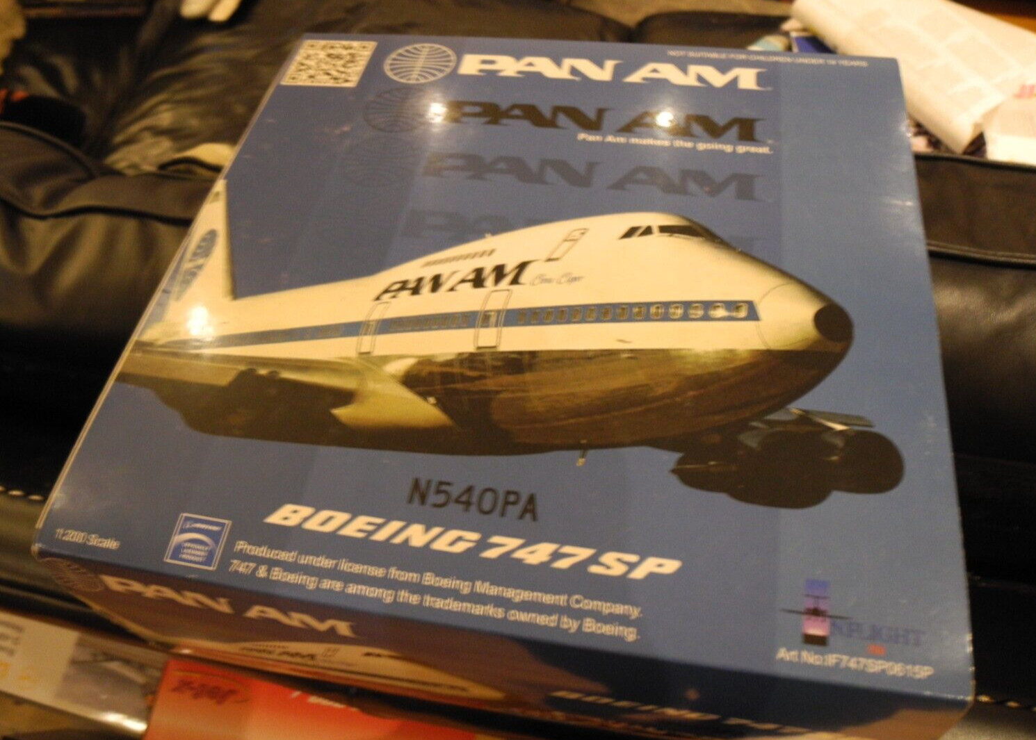 Collector's FIND, SUPER RARE, Boeing 747-SP PAN AM, Original 1st Version, 1:200