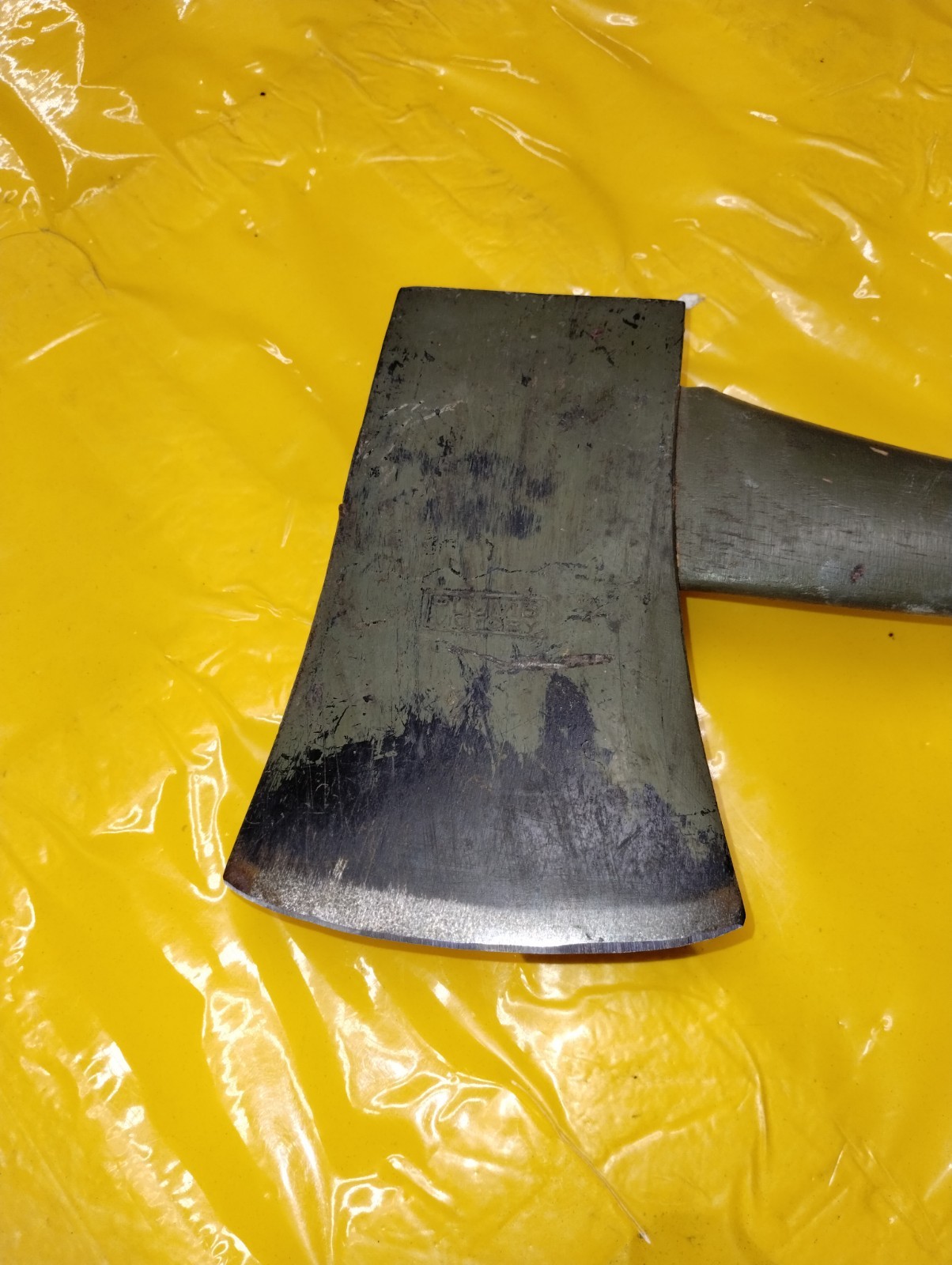 Vintage PLUMB VICTORY Single Bit Axe Head w/ Handle , USA, 12