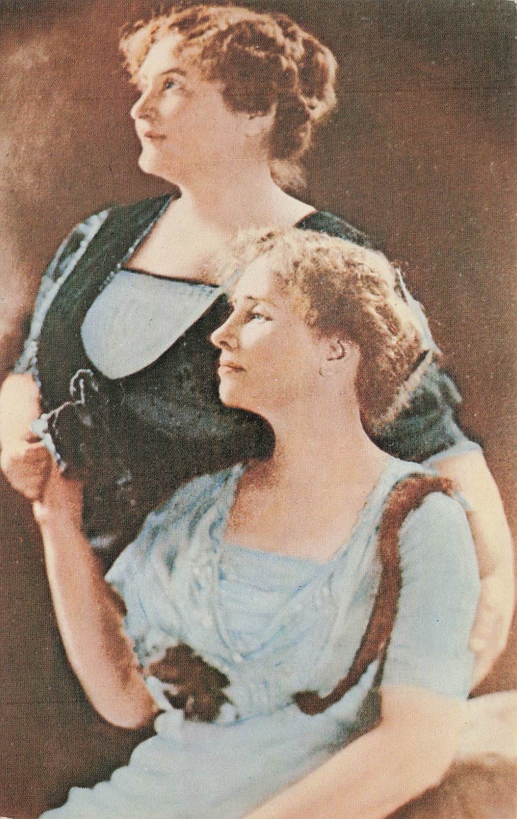 Helen Keller and Ann Sullivan Miracle Worker Teacher Activism Vtg Postcard 22A