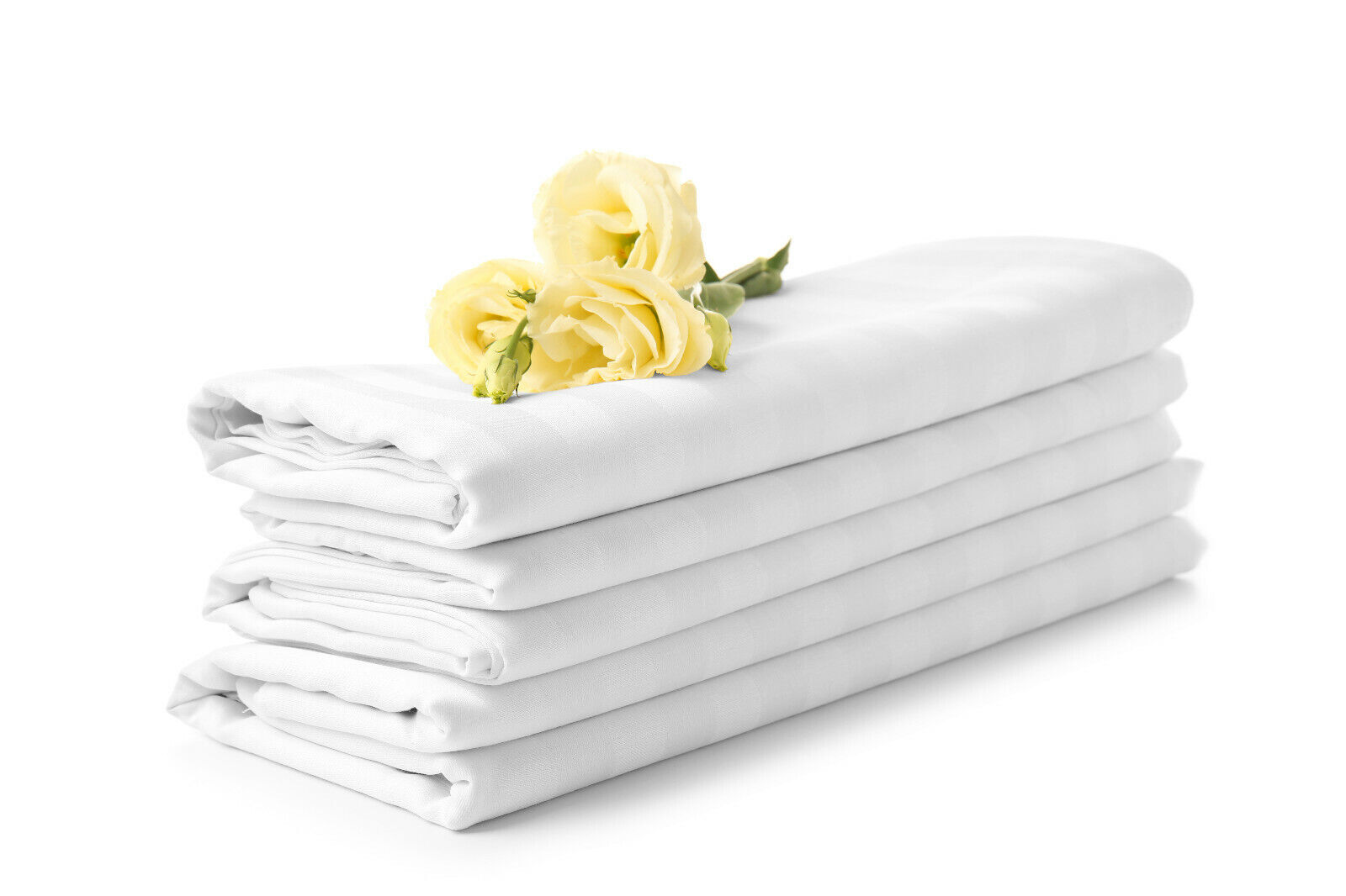 Egyptian Cotton FEEL 1800 Count Dolby Stripe Sheet Set 4 Piece Bed Sheet Set