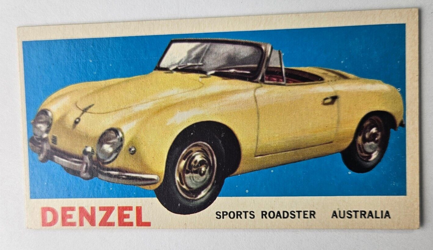1961 Topps Sports Cars #38 Denzel Sports Roadster Australia (A)
