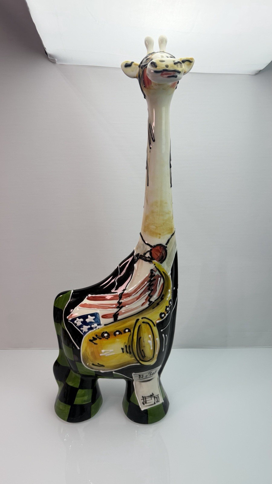 Hand Painted Turov Art Ceramic Giraffe Figurine Collection Limited Edition RARE Hand Painted Turov Art Ceramic Giraffe Figurine Collection Limited Edition RARE