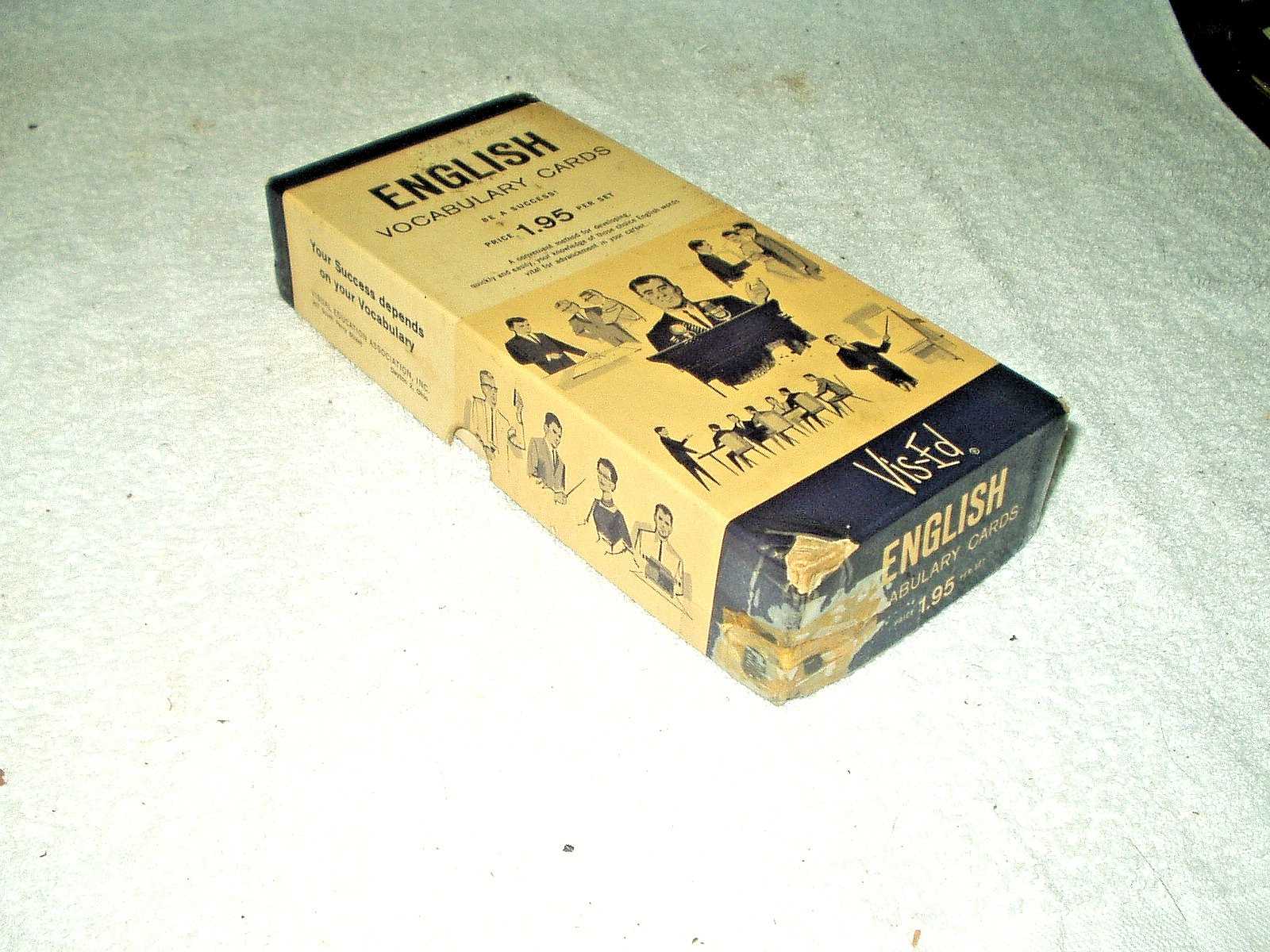 Vintage ENGLISH VOCABULARY CARDS 1000+ by Vis-Ed Co. *1960's*