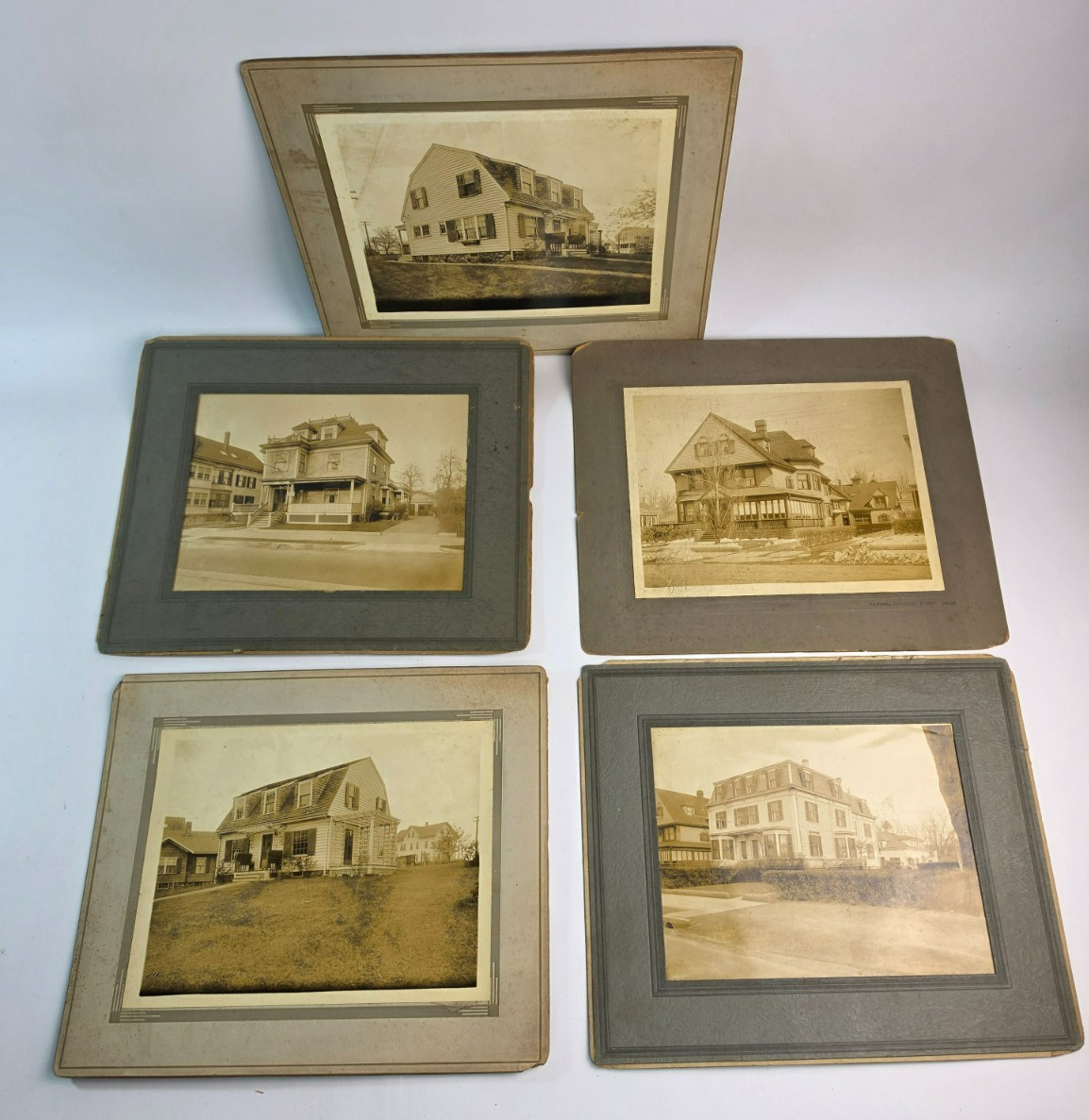 Lot of 5 Vintage 1930s Tilford Studio Essex Street House Photos 8x10 Salem Mass