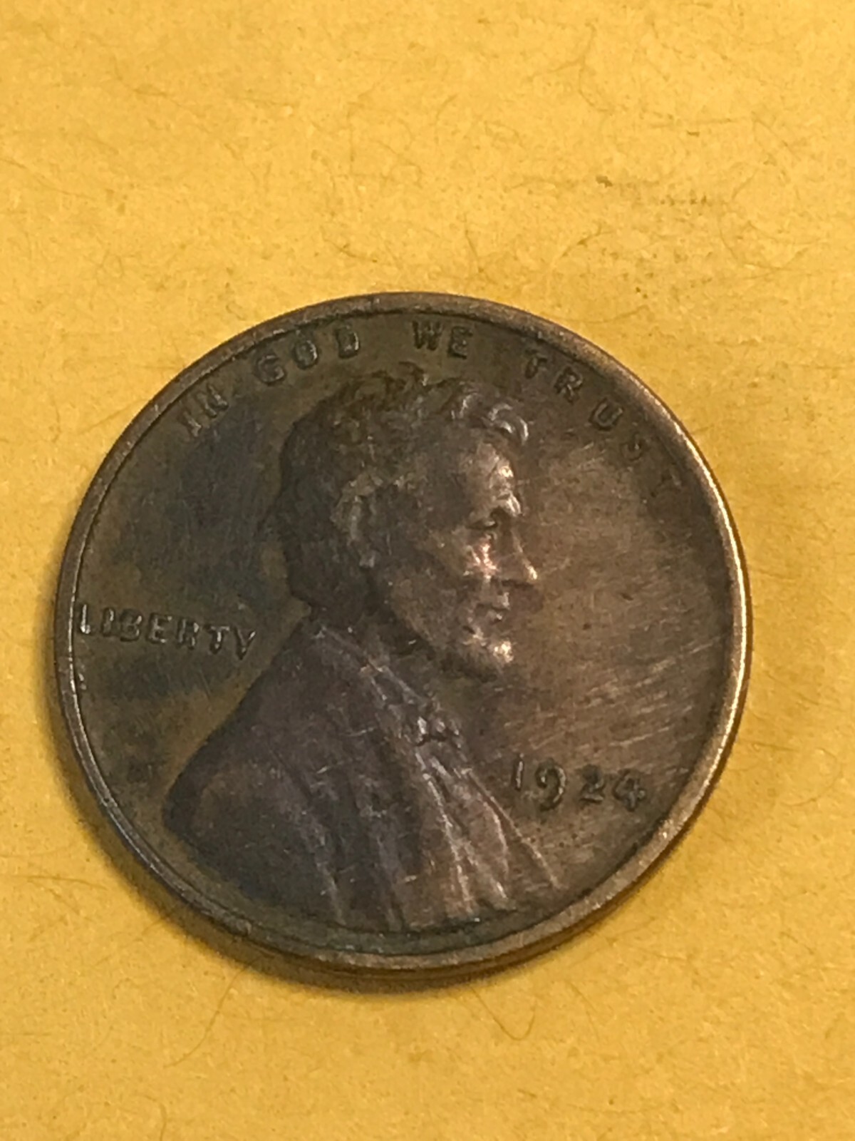 1924 Lincoln Wheat Cent VF Very Fine Bronze Penny 1c Coin Collectible