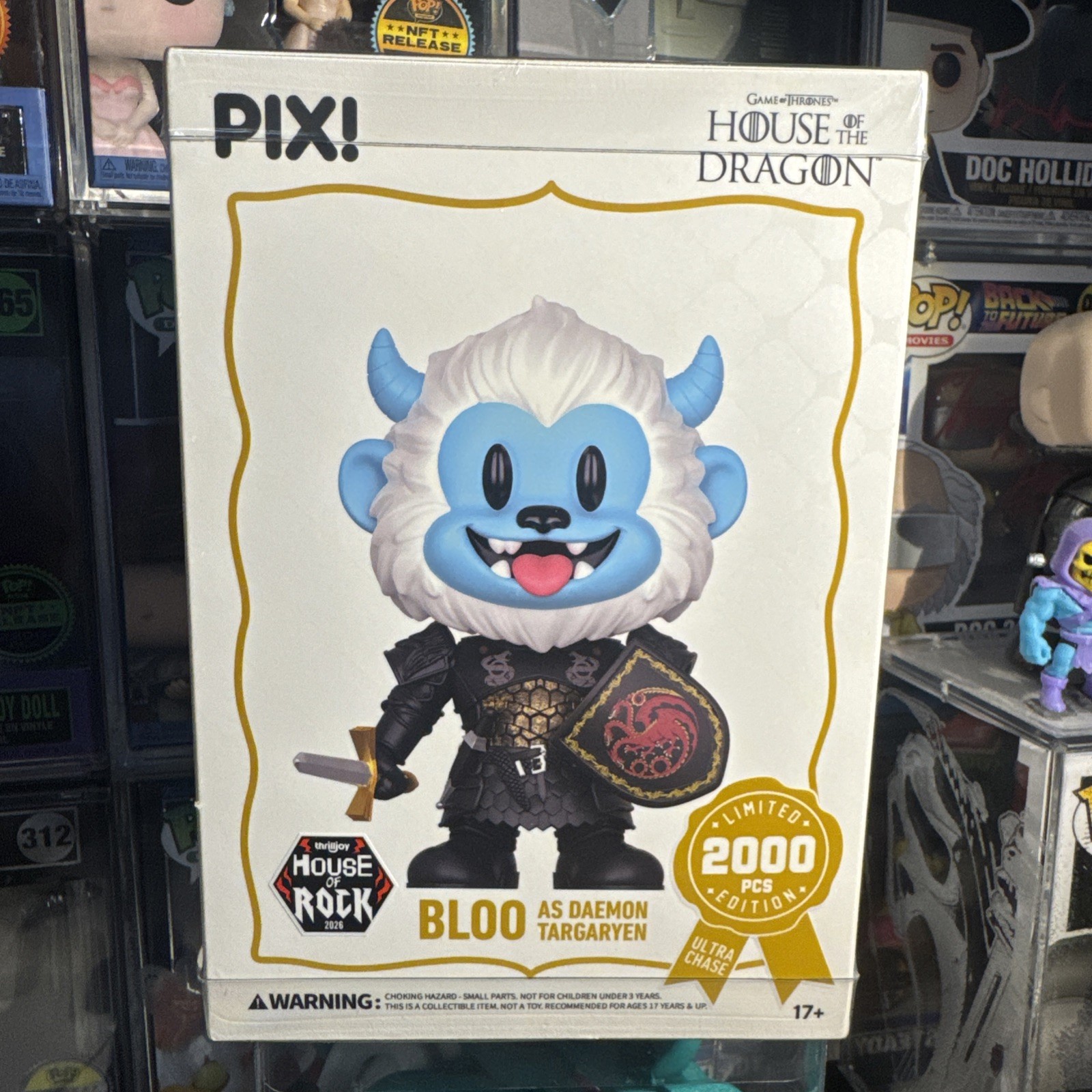 Thrilljoy Bloo As Daemon Targaryen SDCC Blockparty 2026 Hero (Sealed)