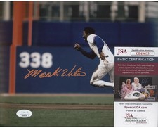 Mookie Wilson Signed 8x10 New York Mets Photo AUTO JSA COA picture