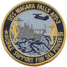 USS Niagara Falls AFS-3 Combat Stores Ship Patch picture