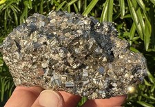 ☘️RR⛏️: Excellent Cubic Pyrite Mundo Nuevo Mine, Peru, 1.5 Lb picture