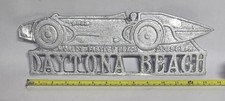 Cast Aluminum DAYTONA  BEACH  Worlds Fastest Beach 253.96MPH Plaque picture