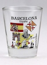 Barcelona Spain Great Spanish Cities Collection Shot Glass picture