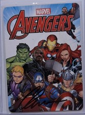 Chris Evans Captain America Signed Marvel Playing Card Autographed W COA Cert. picture