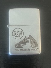 RARE  1954 Zippo RCA Victor - His Master's Voice -  Nipper Dog Etched Lighter picture