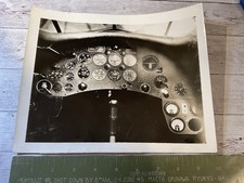 1931 PRESS PHOTO INSTRUMENT PANEL CHARLES LINDBERGH LOCKHEED SIRIUS AIRPLANE picture