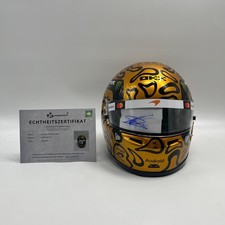 Lando Norris Formula 1 Helmet Signature & Authenticity Certificate 1:1 picture