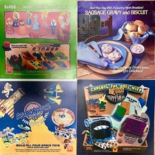 Vtg McDonald’s Translite Sign Point of Purchase Advertising Lot of 4 Promotional picture