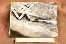 Luxury Santa Fe Chief Train Derailment Raton NM 8¼x6⅜ 1947 AP Wire Photo V33 picture