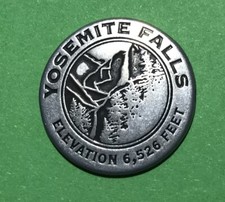 Vintage Yosemite Falls Round Token picture