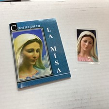 CANTOS PARA LA MISA CORONILLA FAVORS PROTECTION PRAYERS MIRACLES MASS SONGS BOOK picture