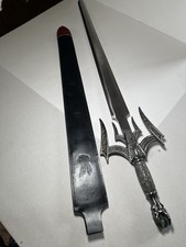 Luciendar Sword Fantasy Double-Edged Dagger Stainless Steel Full Tang w/ Sheath picture