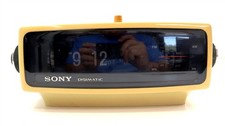 Vintage SONY DIGIMATIC ICF-C460W Alarm Flip Clock AM FM Radio ~ WORKS GREAT  picture