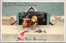 1911 HAPPY NEW YEAR Postcard 