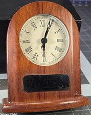 Vtg Mack Truck Collectible Wood Arch Mantel Desk Clock picture