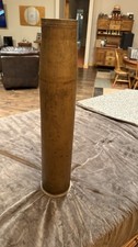 Trench Art 90mm M-19 Brass Artillery Shell Trench Art RARE 1945 WW2 picture