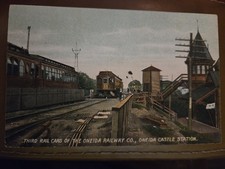 Oneida Railway Co. Castle Station Antique New York Photo Postcard picture