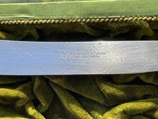 VTG  J.A. Henckels Zwillingswerk DAMASCUS Carving Knife Set Solingen Germany picture
