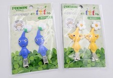 Pikmin Hair Clip Accessory Paper Clip  2 set Blue /Yellow 4pcs Sunart picture
